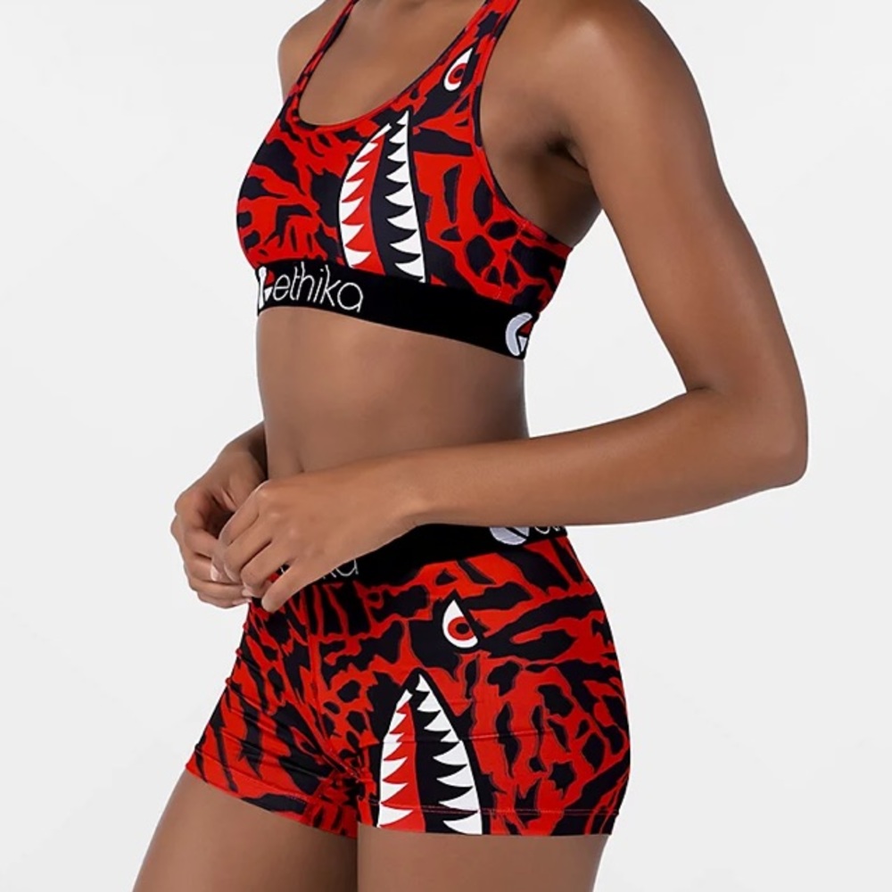 Women’s Ethika Bomber Slyme Ball Bra and Shorts